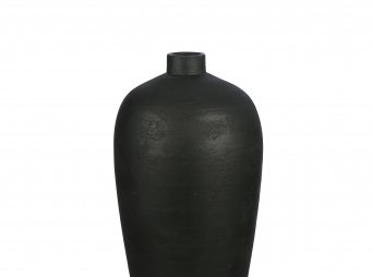 AK.JH0025 SERAMK VAZO BLACK 27X60 CM